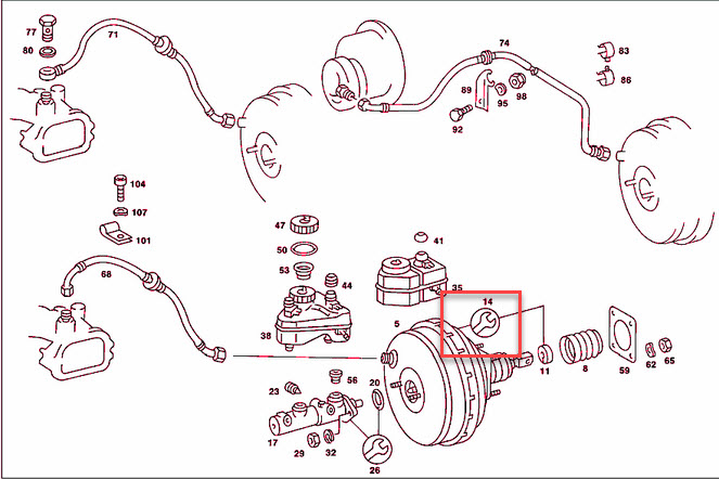 POWER BRAKE BOOSTER AIR FILTER KIT