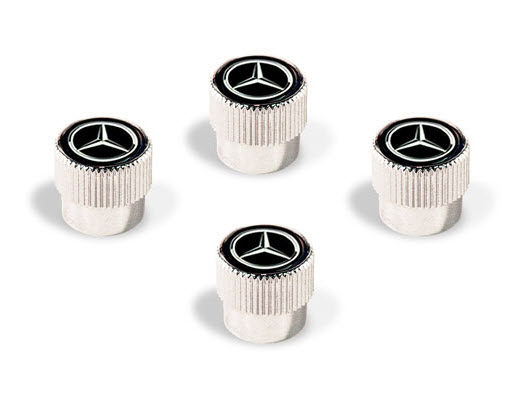 Chrome Valve Stem Caps Set of 4